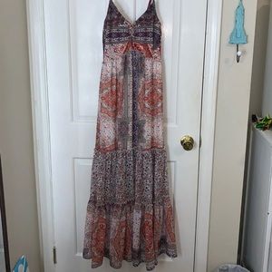 Red, White, & Blue Maxi Dress